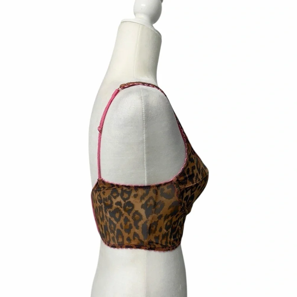 Urban Outfitters Out From Under Leopard Print Bralette